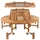 CLP Baumbank Novum 200 x 90 x 200 cm Teak