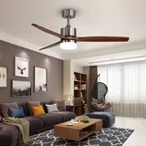 Immax Neo LITE 18W ELEGANTE LED/Deckenventilator silber/holz