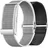 NILOX Onair Fitness Band 25h Akku 2 farbig silber