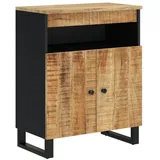 vidaXL Sideboard mit 2 Türen 60x33x75 cm Massivholz Mango