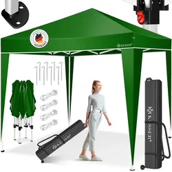 KESSER® Pavillon 3x3m   wasserdicht   inkl. Tasche   Pop-Up Klicksystem   UV-Schutz 50+   Faltpavillon   Gartenzelt   Partyzelt   Metall-Verstrebungen