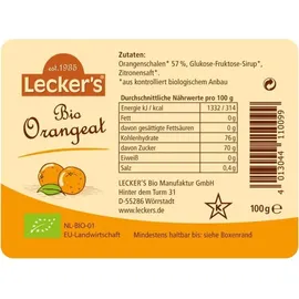 lecker's Orangeat, gewürfelt 100g