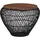 FineBuy Couchtisch Rund Schwarz Mango 60 x 60 x 45 cm