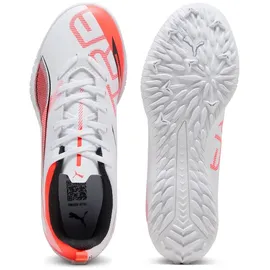 Puma Ultra 5 Play TT Multinocken-Fußballschuhe Kinder 01 - PUMA white/PUMA black/glowing red 38