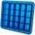LURCH 240760 Ice Former Arctic Würfel 4cm blau Eiswürfelform für 20 Eiswürfel mit Deckel blau