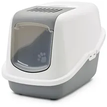 Savic Katzentoilette Nestor 56 cm x 39 cm x 38,5 cm Weiß/Grau