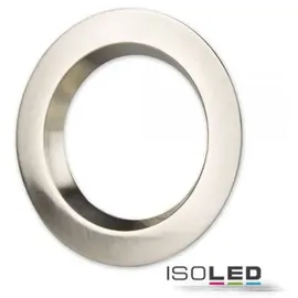 Fiai IsoLED Sys-90 Abdeckung rund Aluminium Chrom matt rückversetzt für Einbaustrahler