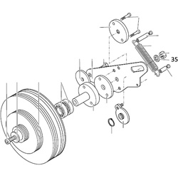 PROXXON 24400-01-35 Scheibe für Drehmaschine PD400