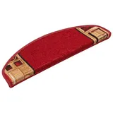 vidaXL Stufenmatten Selbstklebend 10 Stk. 65x21x4 cm Rot Vidaxl