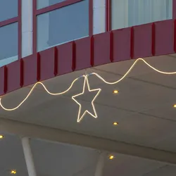 System 24 LED Stern H: 60cm koppelbar ohne Trafo Weihnachtsstern
