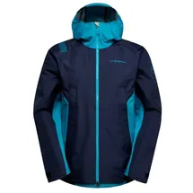 La Sportiva Softshelljacke Discover Shell (winddicht, wasserdicht) dunkelblau Herren