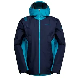 La Sportiva Softshelljacke Discover Shell (winddicht, wasserdicht) dunkelblau Herren