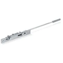Kantriegel 10mit Kipphebel (Metall), Edelstahl matt