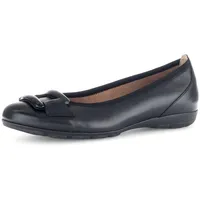 Gabor Ballerina, Businessschuh, Halbschuh, Schlupfschuh, komfortabler Elastikeinfass, Gr. 40, schwarz, , 56168802-40