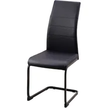 Hti-Living Schwingstuhl SallyP Kunstleder schwarz