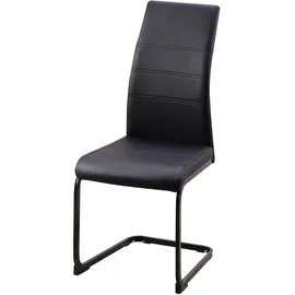 Hti-Living Schwingstuhl SallyP Kunstleder schwarz