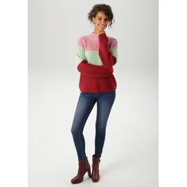 Aniston CASUAL Strickpullover Rot 40