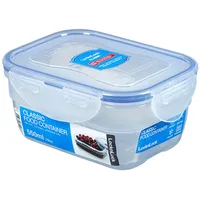 Lock & Lock Frischhaltedose rechteckig transparent 14,5 x 11 x 6,7 cm 0,55 l