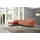Egoitaliano "Malika, edel und bequem, Designsofa mit hochwertigen Bezügen, L-Form", rot (brick), B:287cm H:94cm T:165cm, Leder »BULL« (echtes Rindsleder). Geschliffenes, pigmentiertes und behandeltes Rindsleder mit einer Dicke von 1, 3-1, 5 mm.