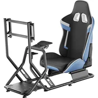 Wiltec Rennsimulator Racing Cockpit 71 x 136 x 108