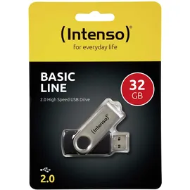 Intenso Basic Line 32GB schwarz/silber
