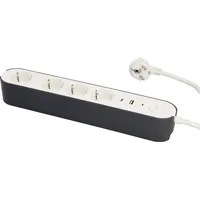 Unitec Steckdosenleiste 1,80 m Weiß 4 St.