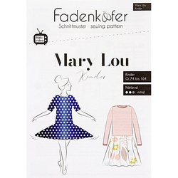 Fadenkäfer Schnitt "Kleid Mary Lou" für Kinder