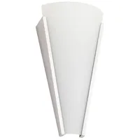 LINDBY Wandleuchte Magnus, weiß, Glas, Höhe 31 cm, E14