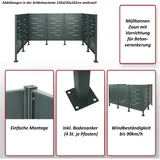 MCW, Gartenhaus + Gartenschrank, J55