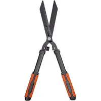 Black & Decker Black - Decker Heckenschere Gezahnte Stahlklingen - 61 CM - Schwarz/Orange
