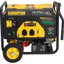 Champion Power Equipment Stromaggregat Benzin+Gas 2800 Watt, tragbarer Generator