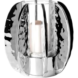 Fink Windlicht GLAMOUR Edelstahl/Glas Silber