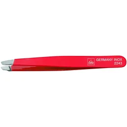 Becker Manicure ERBE Pinzette schräg rot 9,5cm