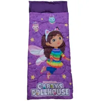 COFI Gabby's Dollhouse Schlafsack Kuschelige Schlafrolle 70 x 165 cm für Camping und Zuhause