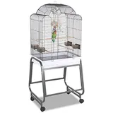 Montana Cages ® | Sittichkäfig, Käfig, Voliere, Vogelkäfig Memphis I - Antik inkl. Ständer