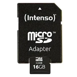 Intenso microSD Class 4 + SD-Adapter 16 GB
