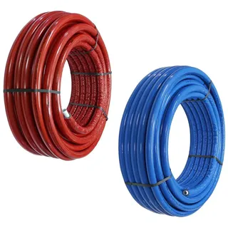 Pipetec 50m Pipetec Alu-Mehrschichtverbundrohr 16x2, isoliert 6mm, VRI1620650B, DVGW