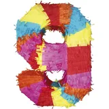 Pinata Zahlen 0-9 Kinder Geburtstag Schlag-Pinata 50 x 35 x 8cm Dekoration Geburtstagsdeko (9)