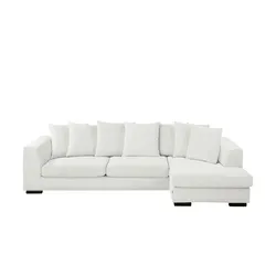 SOHO Ecksofa  Paulina , weiß , Maße (cm): B: 311 H: 80 T: 156