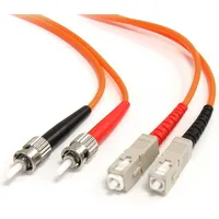 StarTech.com Duplex Fiber Cable ST-SC Glasfaserkabel Gelb