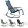 Houe Schaukelstuhl CLICK 63 x 85,5 x 103 cm grau