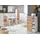 WELLTIME Kimi 65,3 x 105,2 x 33,1 cm Weiß / Eiche Landhaus