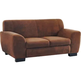 Home Affaire Sofa HOME AFFAIRE "Nika", braun (mocca), B:159cm H:78cm T:84cm, Sofas, 3-Sitzer-Sofa 2-Sitzer-Sofa, 2 oder 3- Sitzer in Microfaser MELROSE