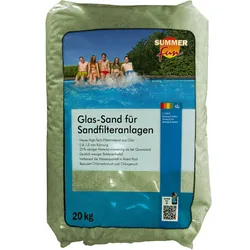 Summer Fun Glassand für Sandfilteranlagen Körnung 0,5 - 1,00 mm  Sack / 20kg