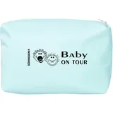 Söhngen Erste-Hilfe-Tasche Baby on Tour blau (Reißverschlusstasche für Kleinkinder; beschichtetes Nylongewebe; robust; mit Fieberthermometer, Schnuller, Verbandmaterial, Beißring) 0350007b