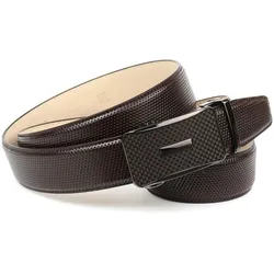 Ledergürtel ANTHONI CROWN, Damen, Gr. 85, braun (dunkelbraun), Leder, elegant,klassisch, Gürtel