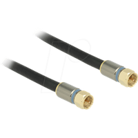 DeLock 88950 - Anschlusskabel, F-Stecker, 10 m