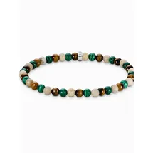 Thomas Sabo Bead-Armband in Erd- und Grüntönen aus Silber A2183-468-7-L19 Größe 19 cm