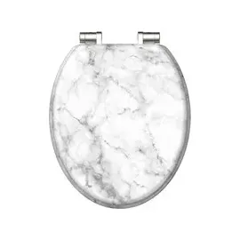 Schütte WC-Sitz Marmor Stone Grau