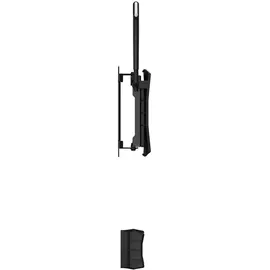 Maclean Brackets Fahrrad-Wandhalterung max. Tragkraft 35 kg, Neigungswinkel einstellbar, Stahl - Schwarz